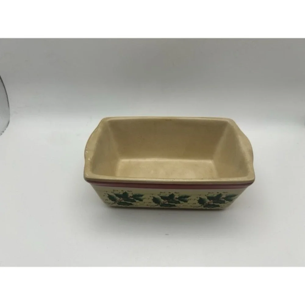 Holly Leaf Mini Loaf‎ Pan Garden Ridge Christmas Pan